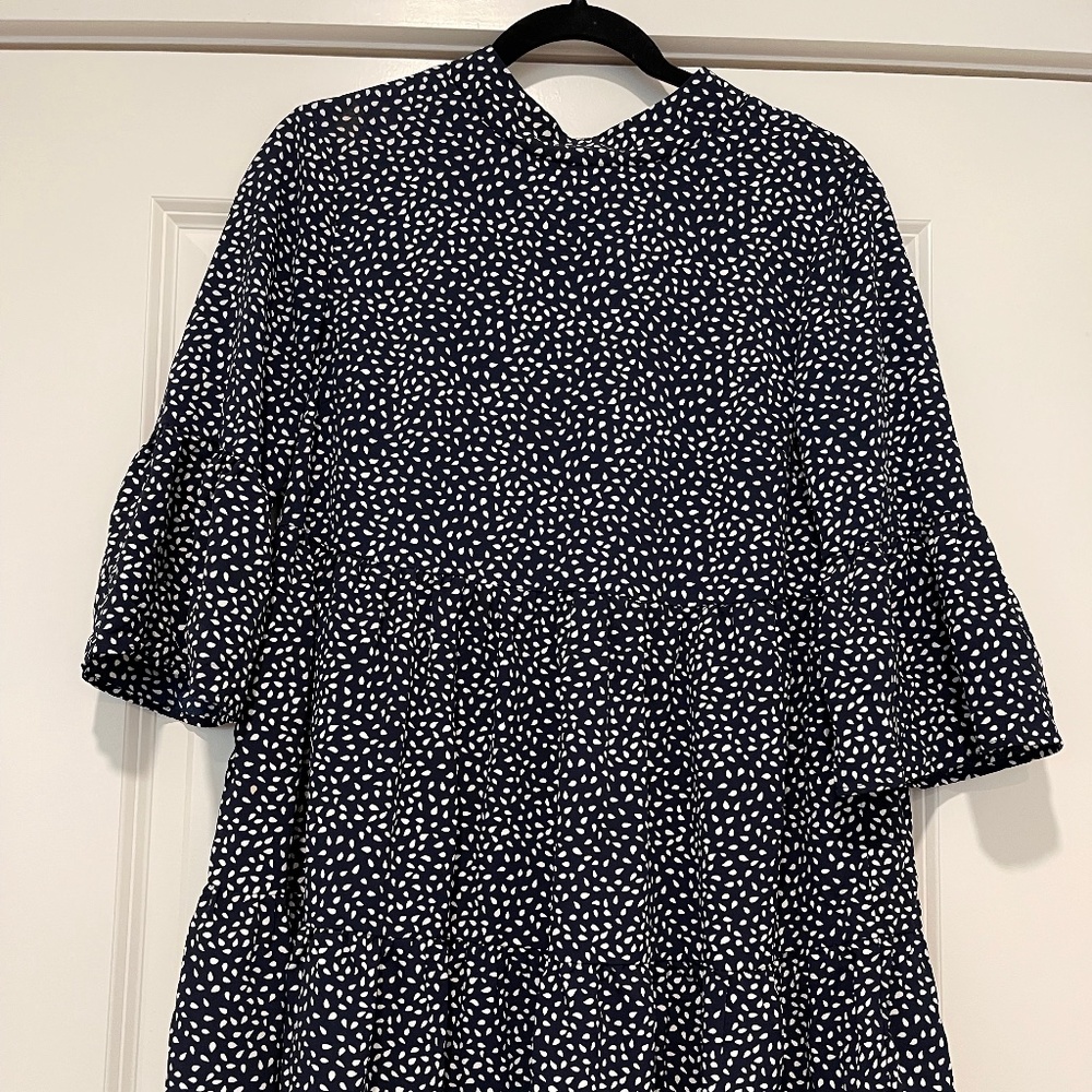 MINKPINK BLACK WHITE DOTTED DRESS, SIZE XS